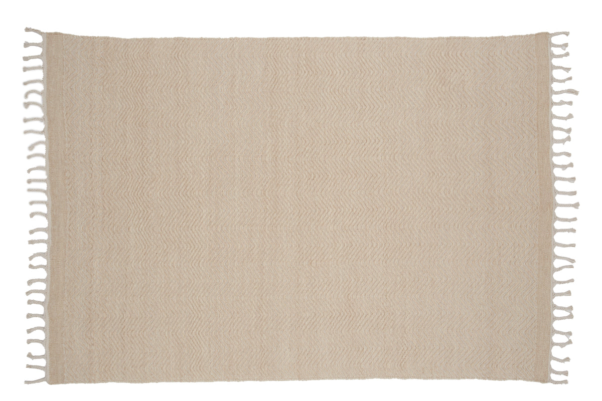 Venture Design Loke Rektangulära Mattor 350 × 250 Beige