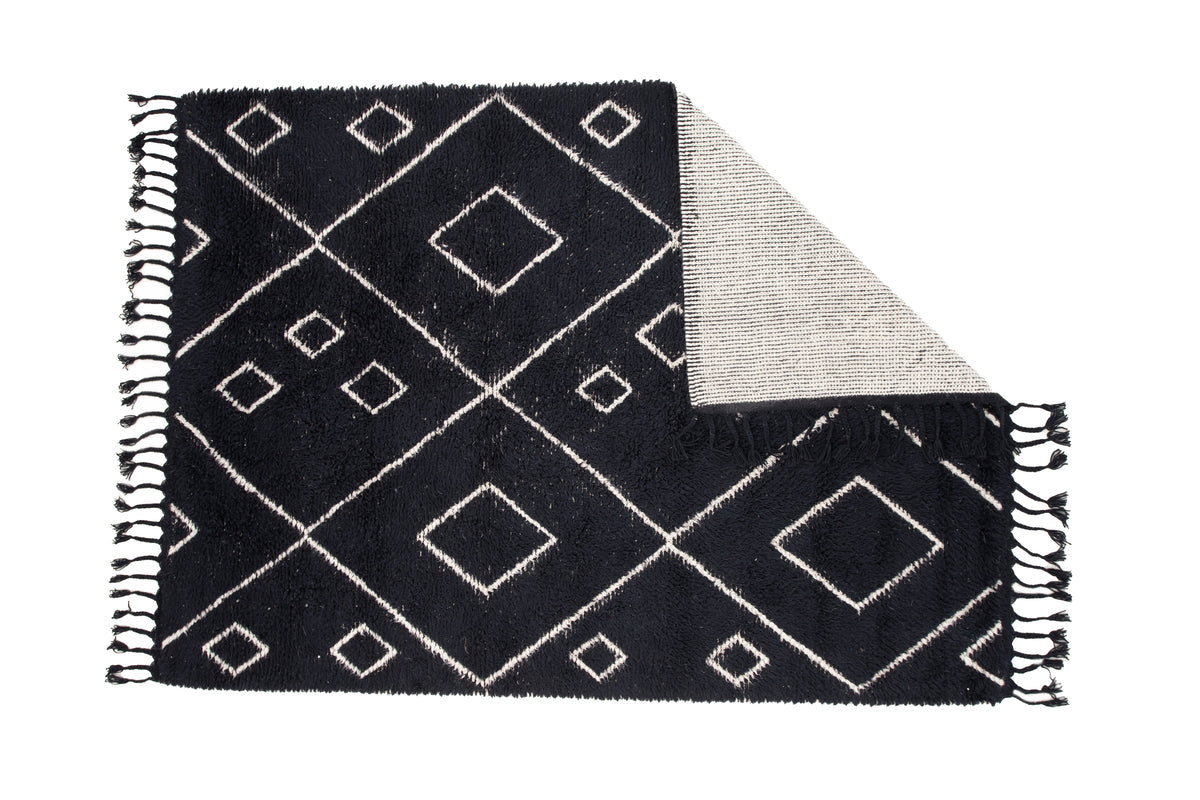 Venture Design David Rektangulära Mattor 300 x 200 Svart