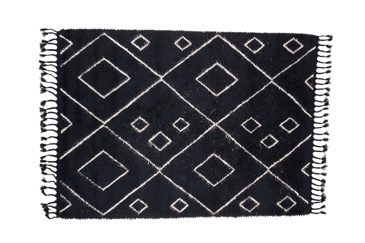 Venture Design David Rektangulära Mattor 230 x 160 Svart