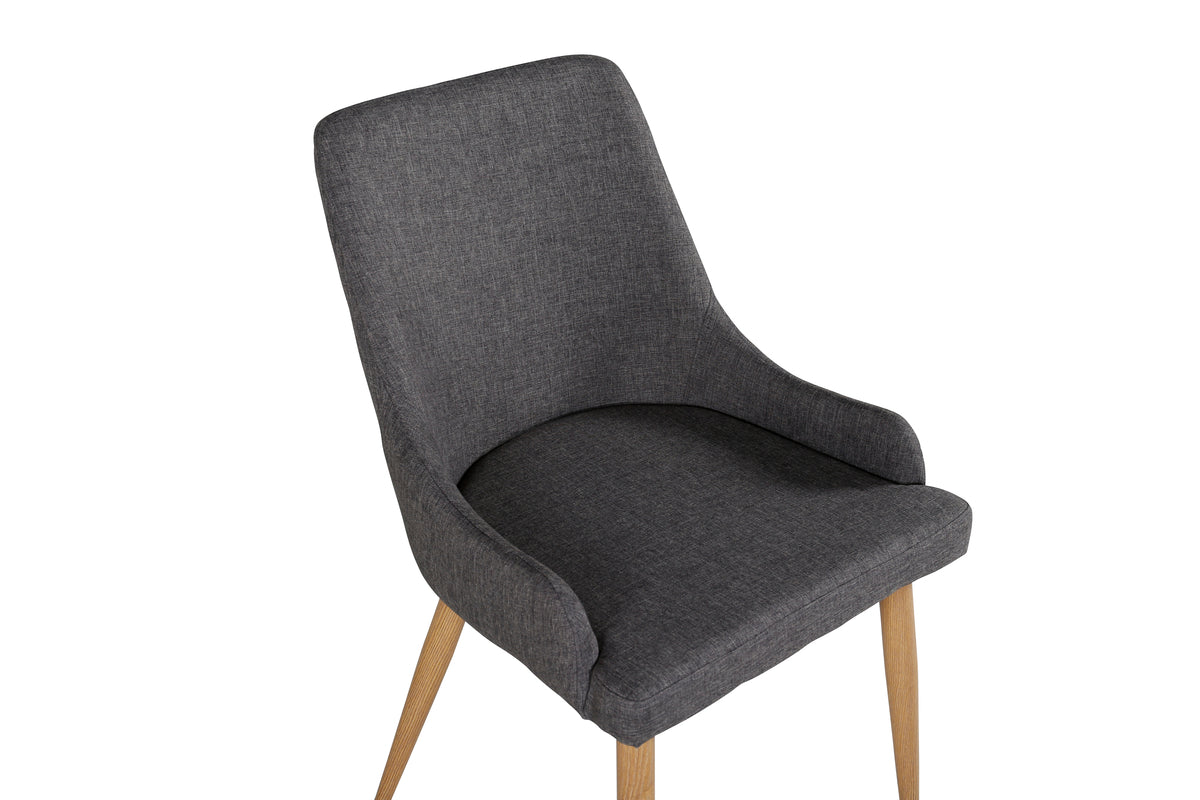 Venture Design Plaza Matstolar Mörkgrå