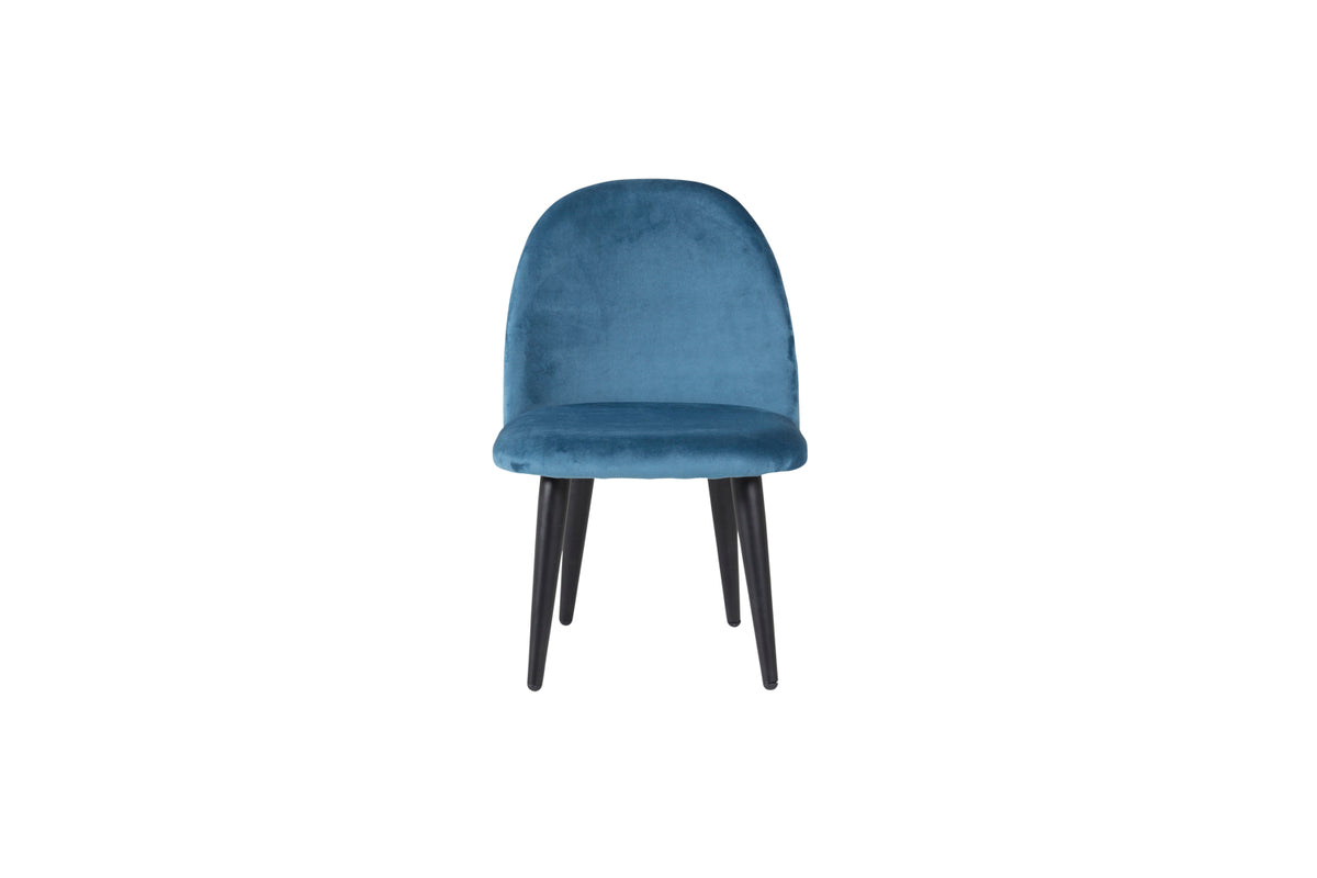 Venture Design Velvet Barnstolar Blå