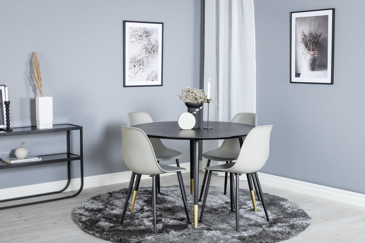 Venture Design Dipp Runda Matbord ⌀115 Svart