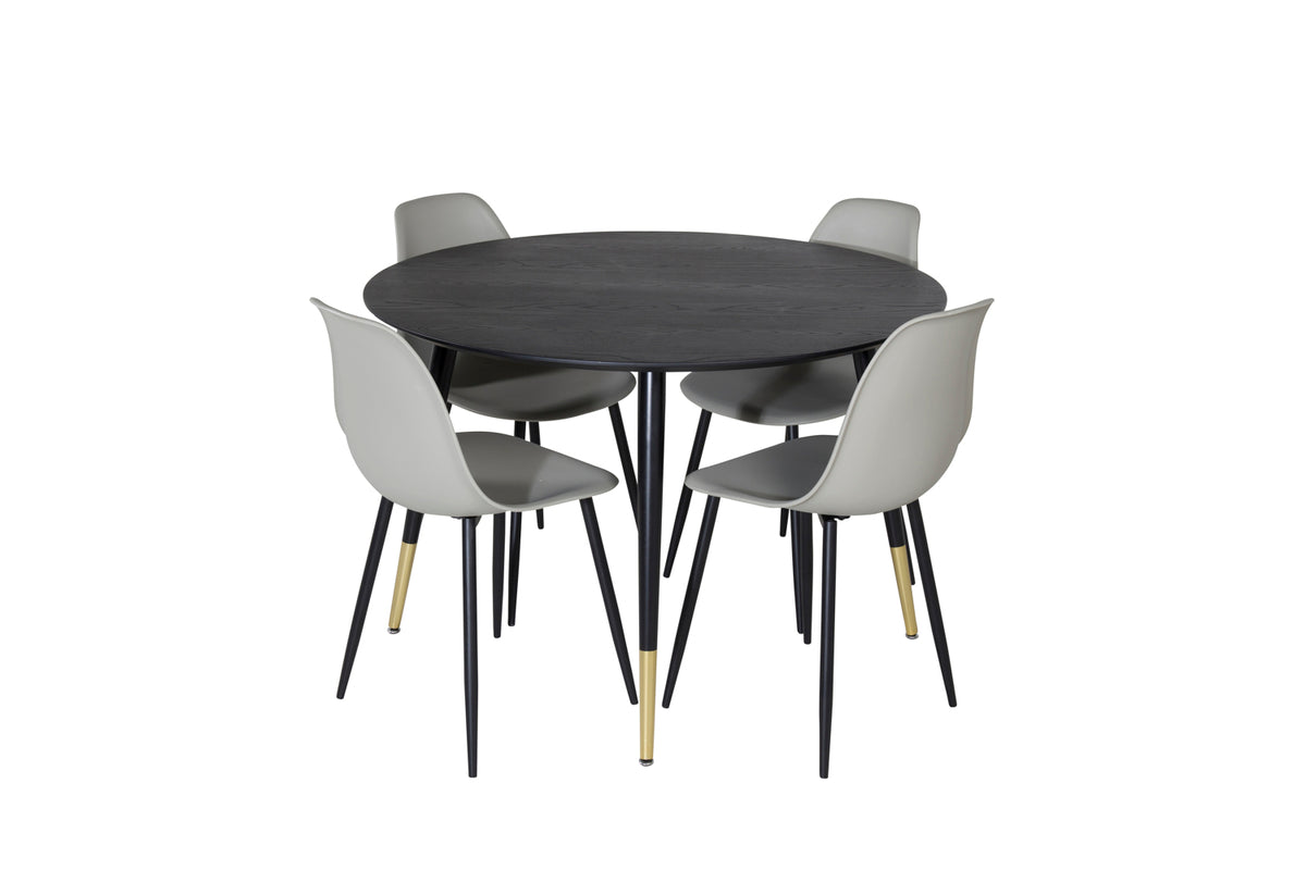 Venture Design Dipp Runda Matbord ⌀115 Svart