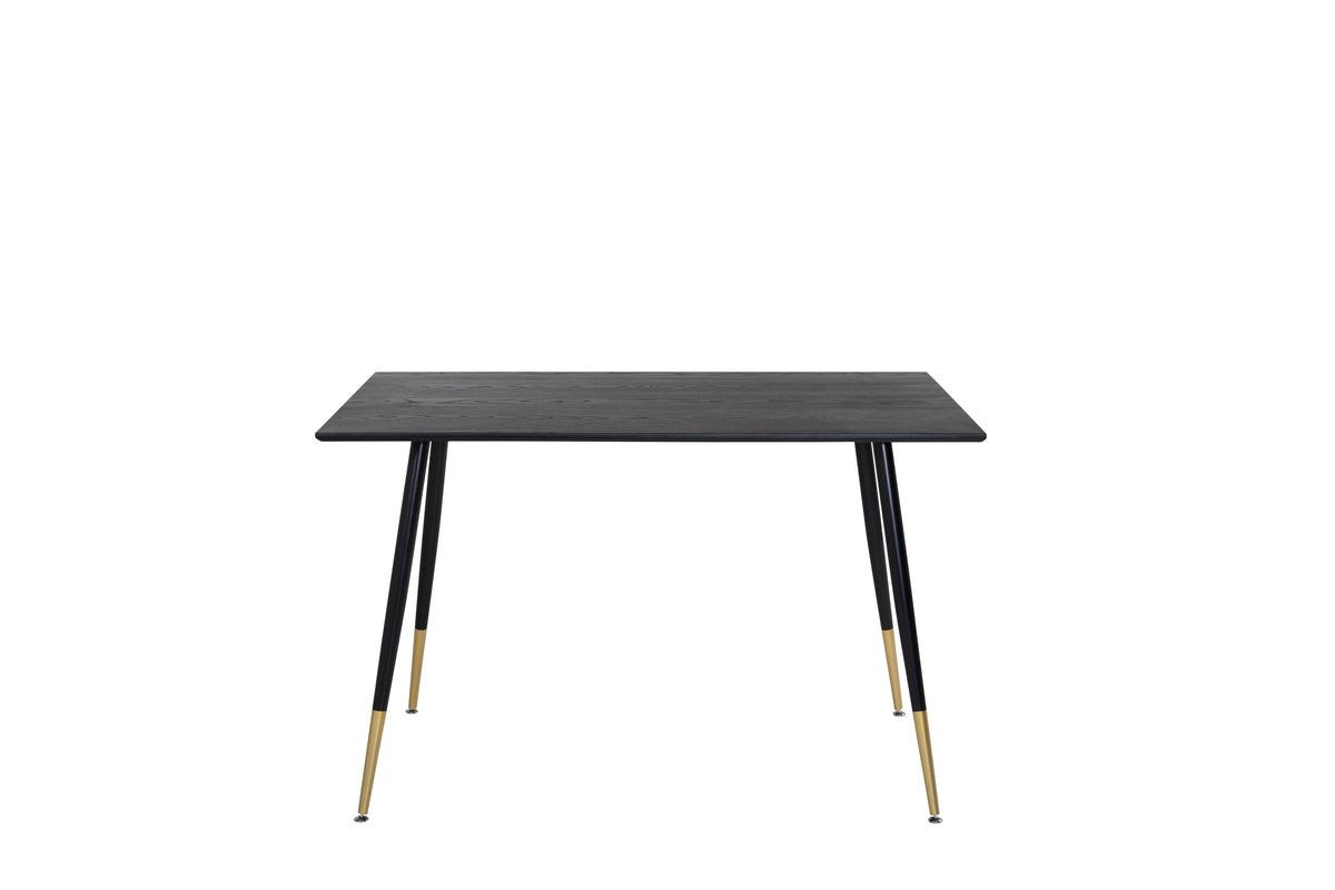 Venture Design Dipp Rektangulära Matbord 120 x 85 Svart