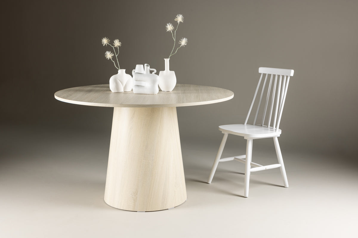 Venture Design Lanzo Runda Matbord ⌀120 Vitputsad