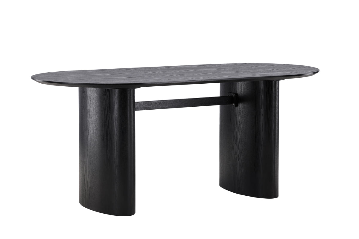 Venture Design Isolde Ovala Matbord 180 x 90 Svart