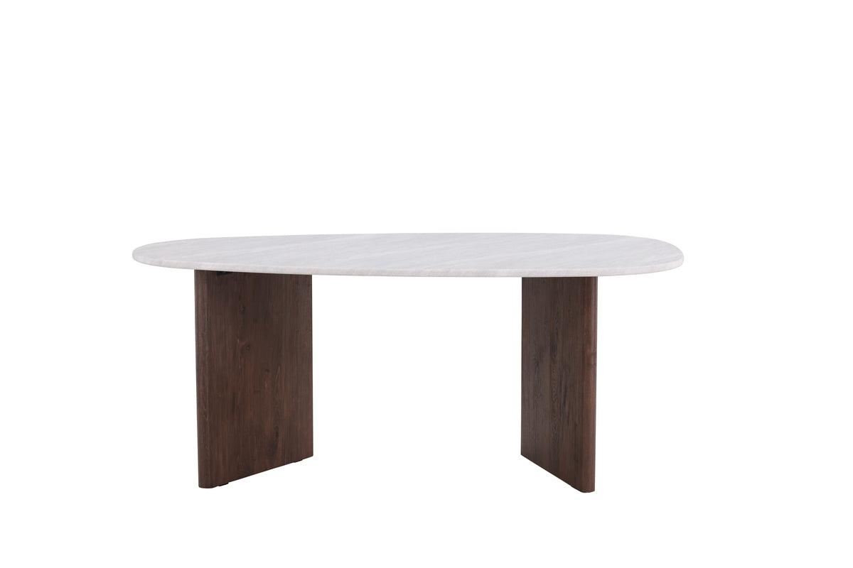 Venture Design Grönvik Ovala Matbord 180 x 90 Ljusgrå