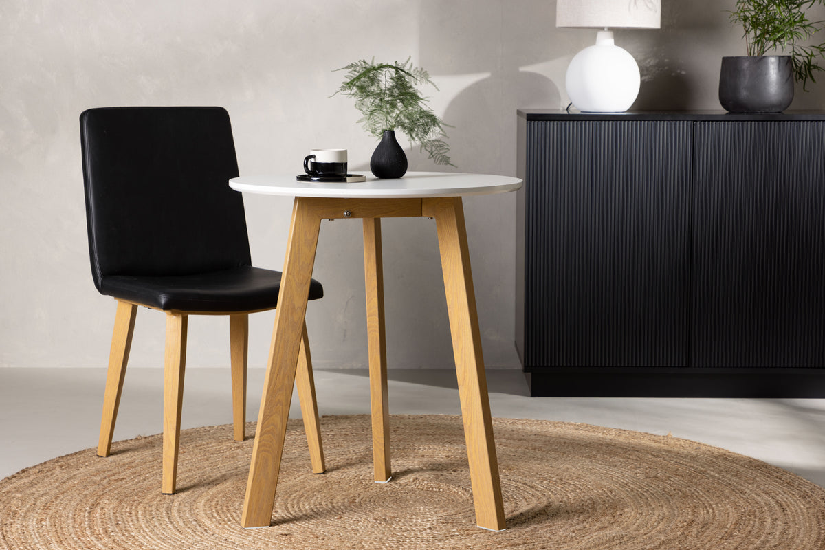 Venture Design Leonora Runda Matbord ⌀65 Vit