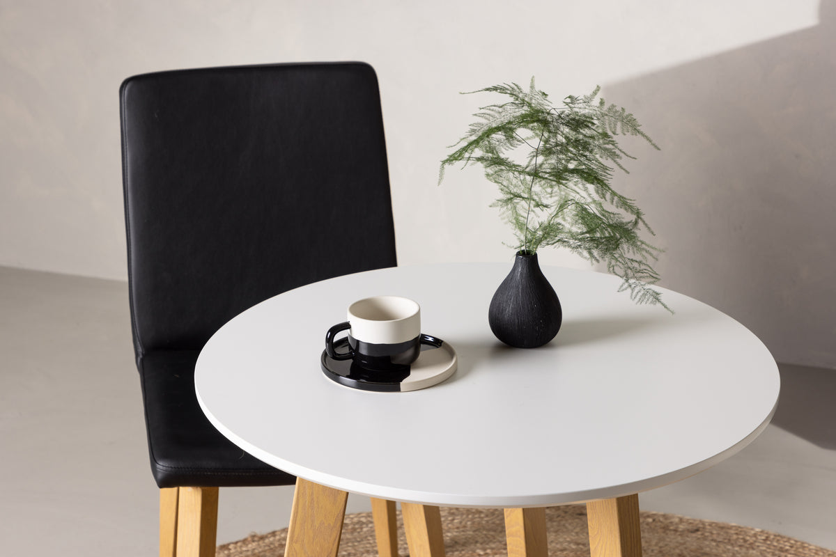 Venture Design Leonora Runda Matbord ⌀65 Vit