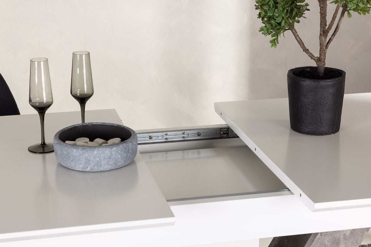 Venture Design Disa Rektangulära Matbord 120 x 80 Vit