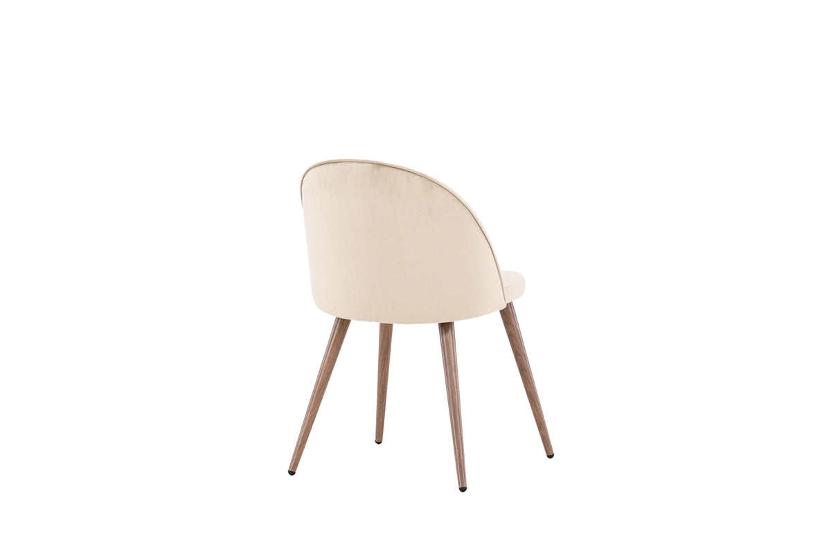 Venture Design Velvet Matstolar 2-pack Beige