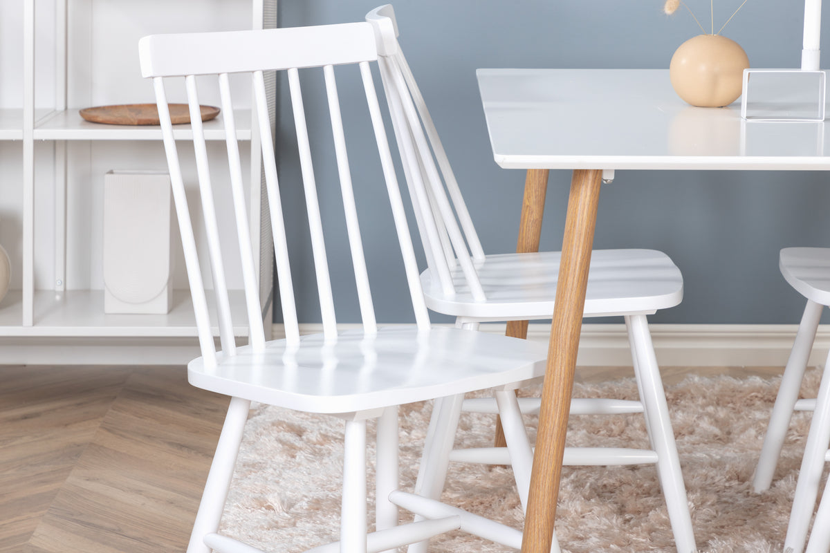 Venture Design Lönneberga Matstolar 2-pack Vit