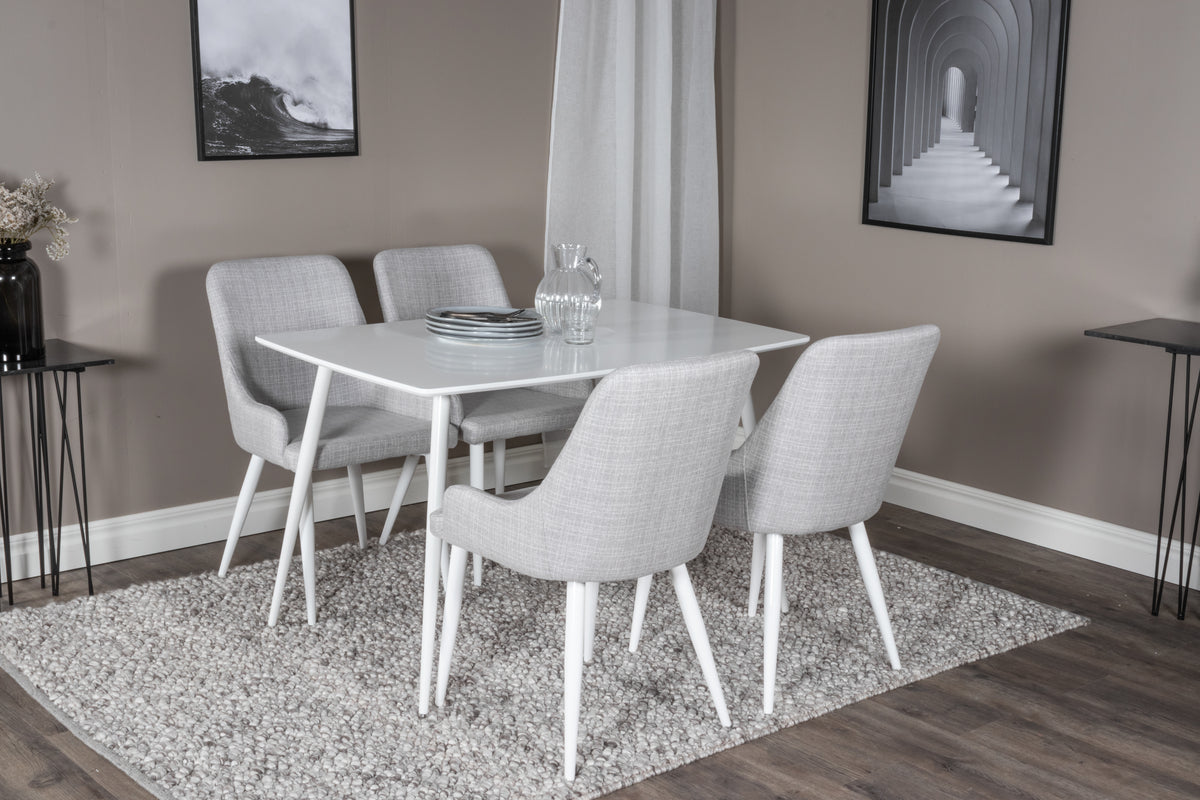 Venture Design Polar Rektangulära Matbord 120 x 75 Vit