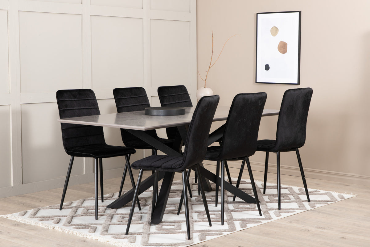 Venture Design Windu Matstolar 2-pack Svart