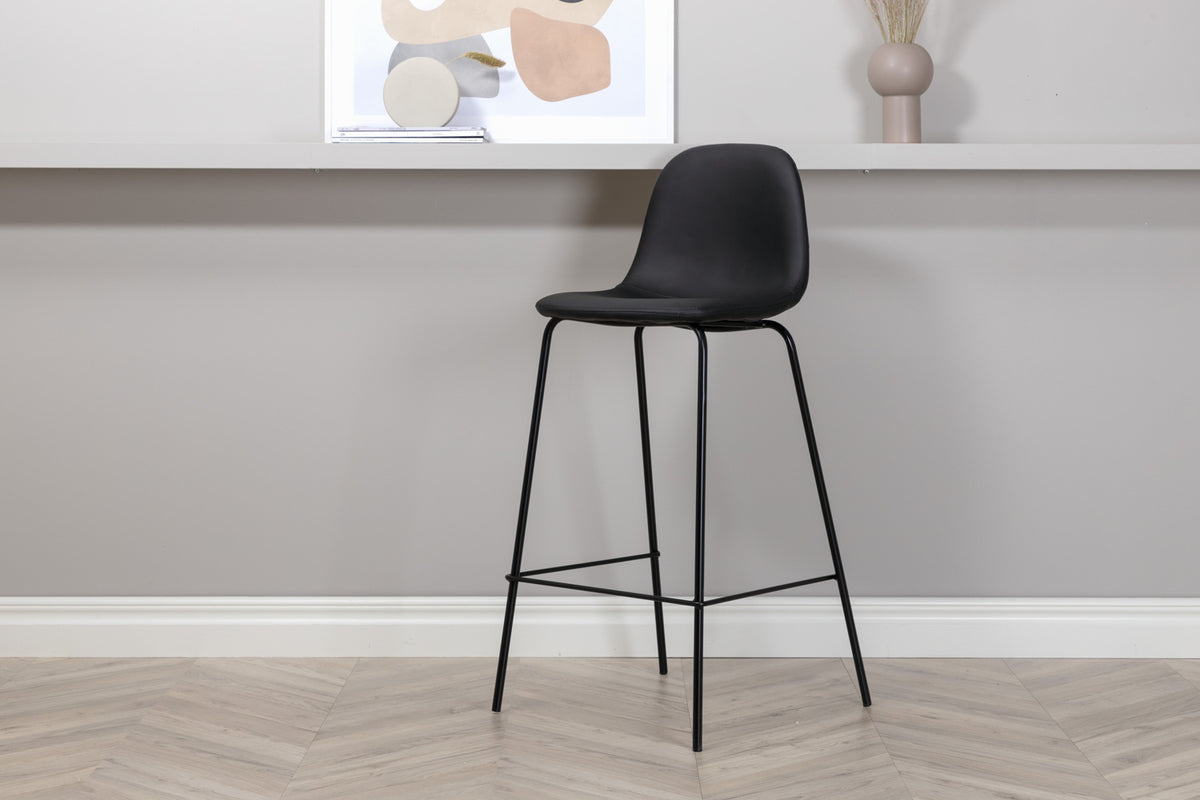 Venture Design Polar Barstolar 2-pack Svart