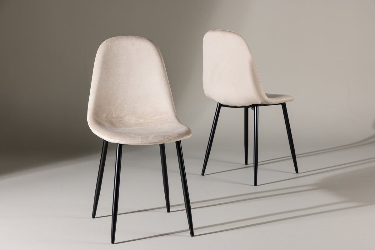 Venture Design Polar Matstolar 2-pack Beige