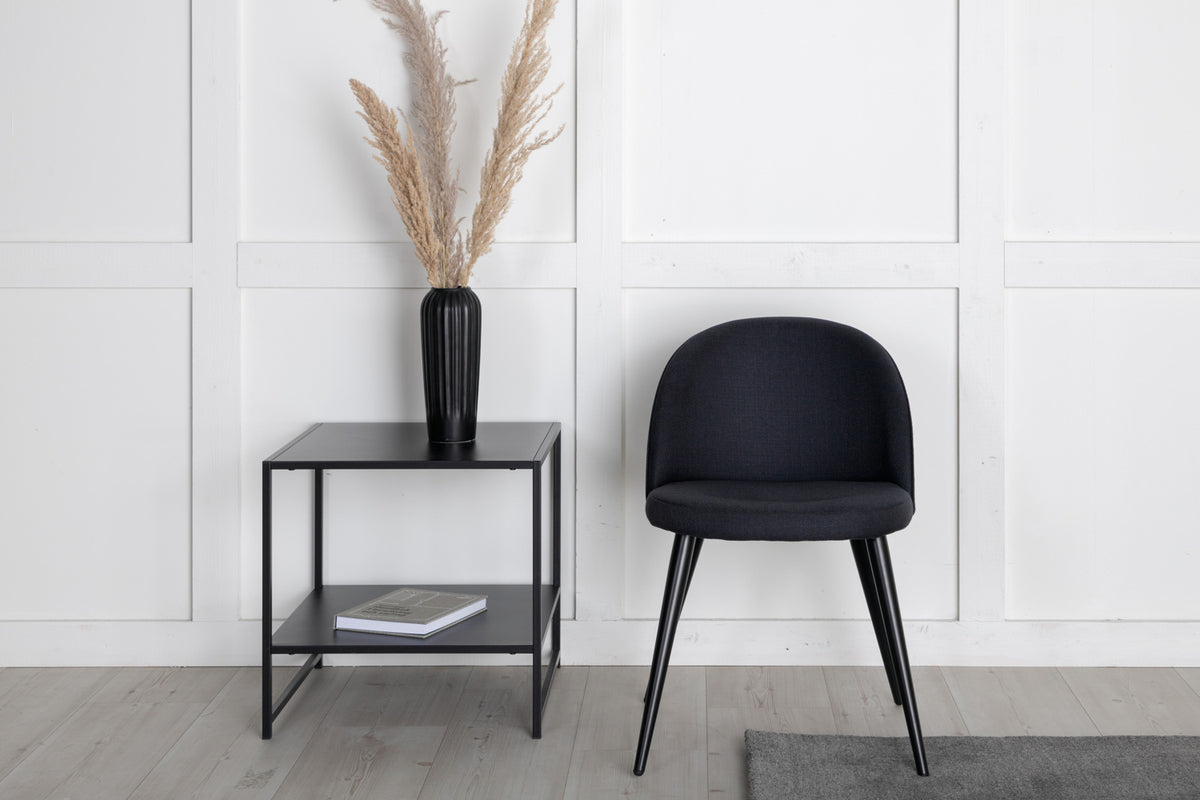 Venture Design Velvet Matstolar 2-pack Svart