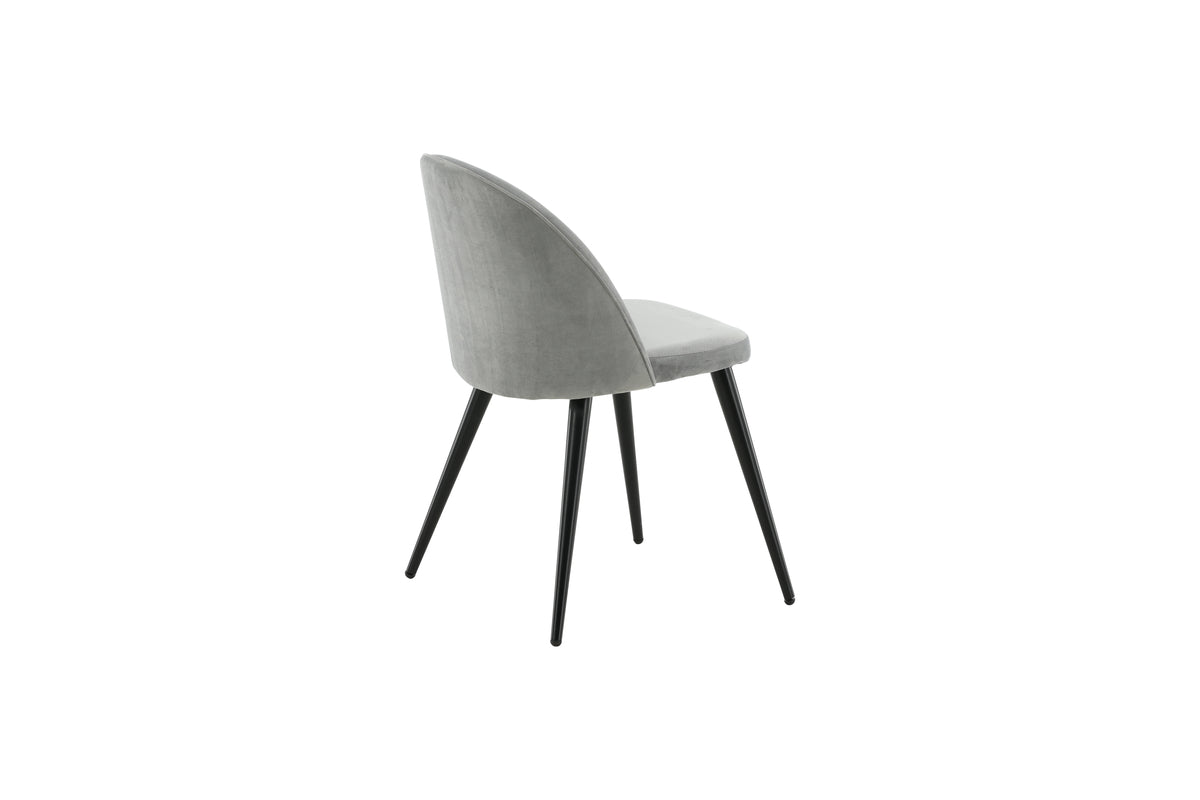 Venture Design Velvet Matstolar 2-pack Grå
