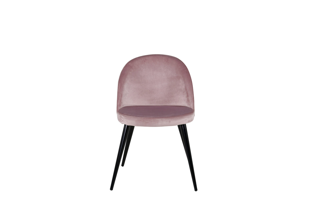 Venture Design Velvet Matstolar 2-pack Gammelrosa