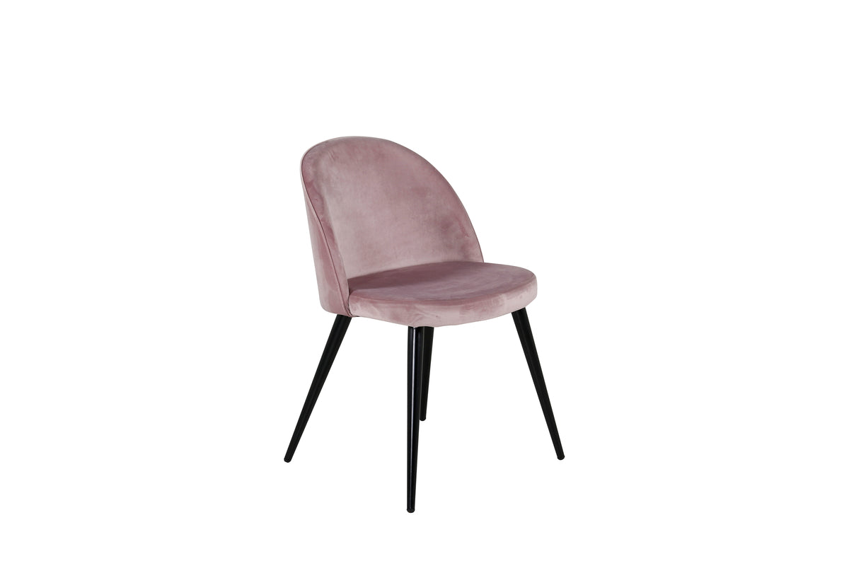 Venture Design Velvet Matstolar 2-pack Gammelrosa