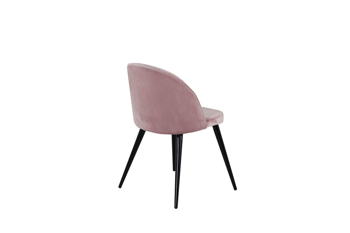 Venture Design Velvet Matstolar 2-pack Gammelrosa