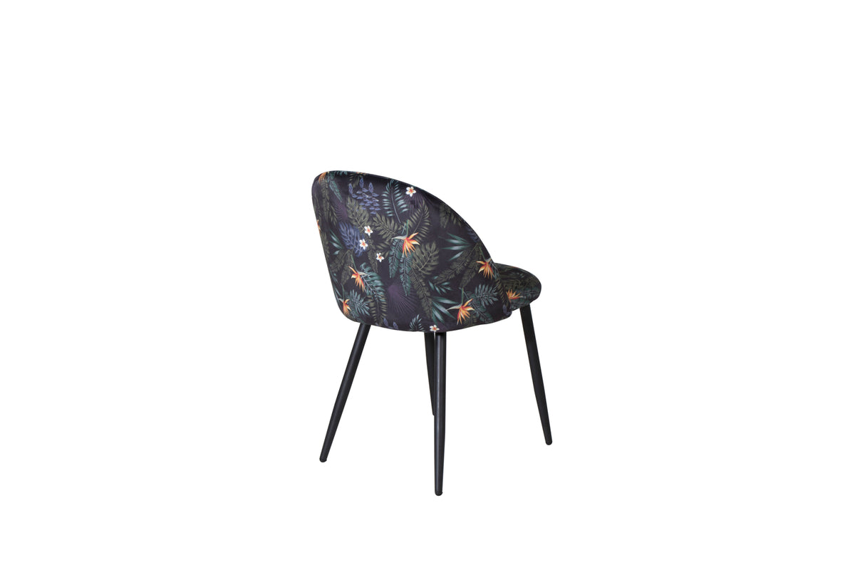 Venture Design Velvet Matstolar 2-pack Svart