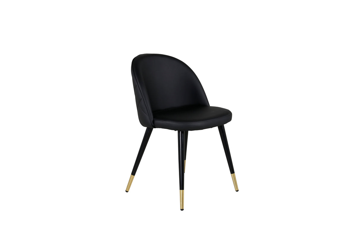 Venture Design Velvet Matstolar 2-pack Svart