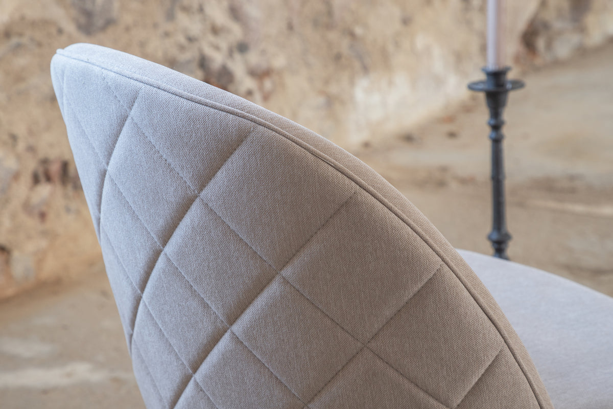 Venture Design Velvet Matstolar 2-pack Beige