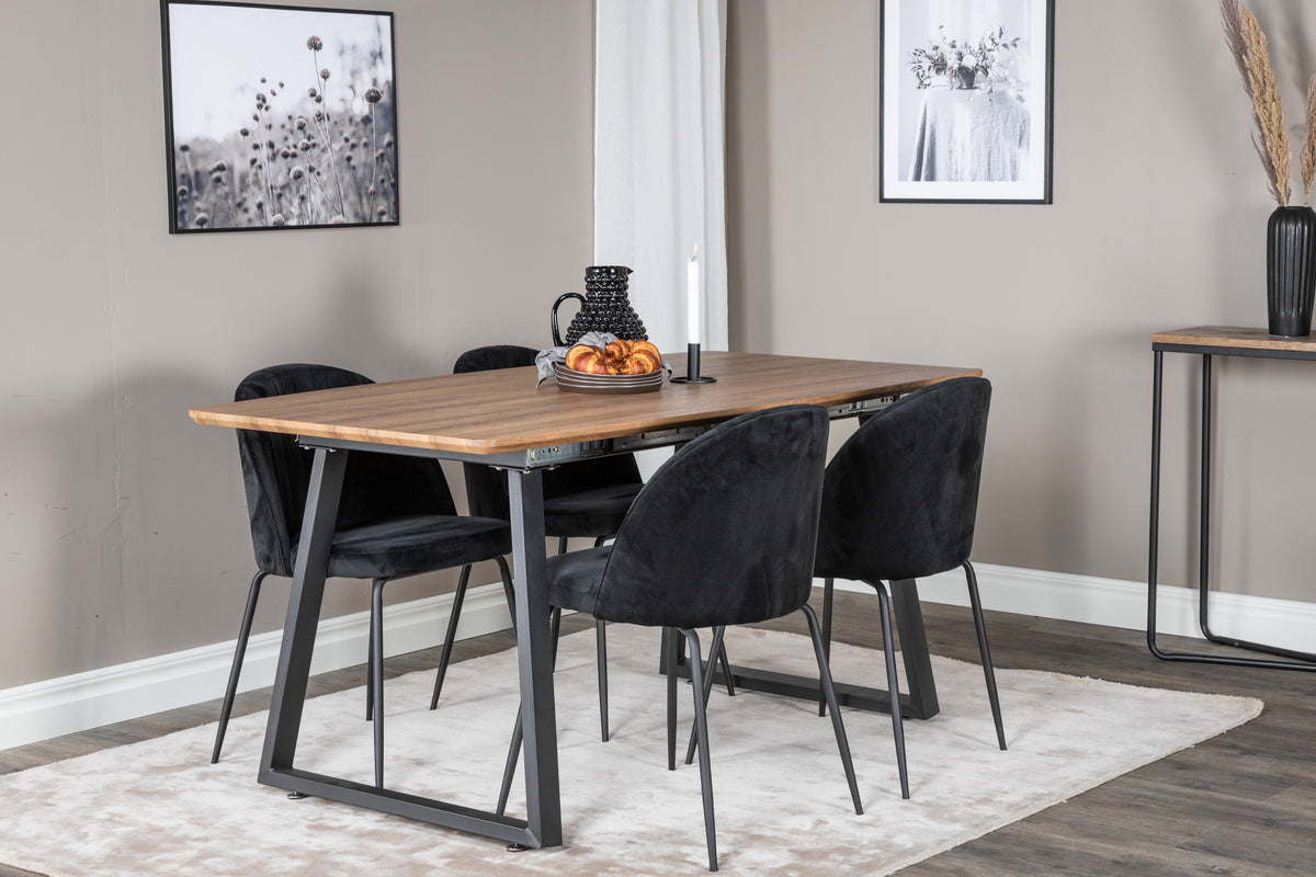 Venture Design Inca Rektangulära Matbord 160 x 85 Valnöt