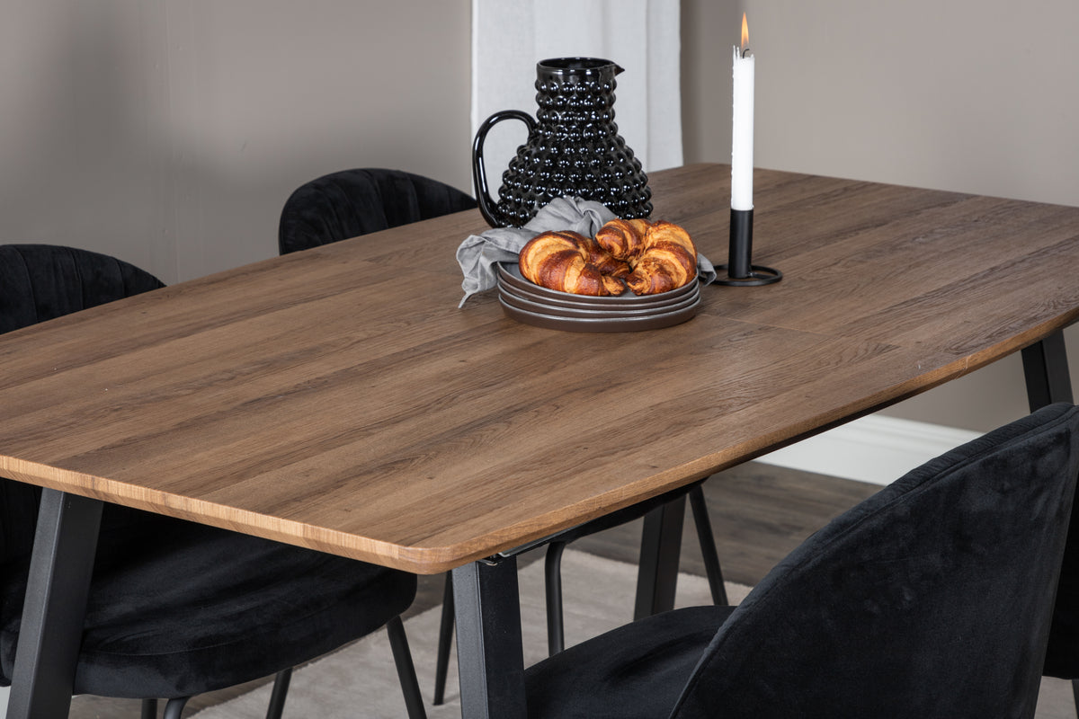 Venture Design Inca Rektangulära Matbord 160 x 85 Valnöt