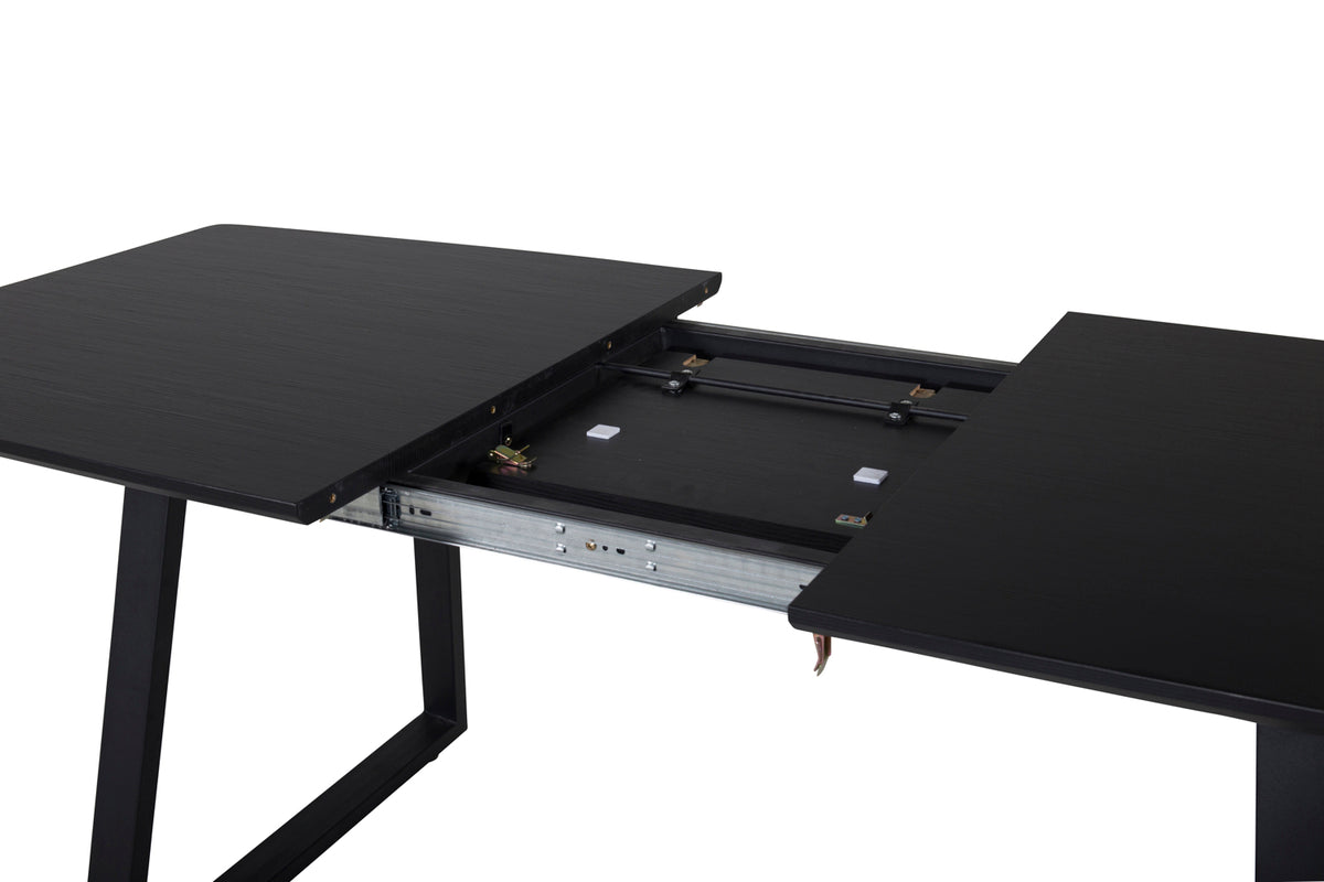 Venture Design Inca Rektangulära Matbord 160 x 85 Svart