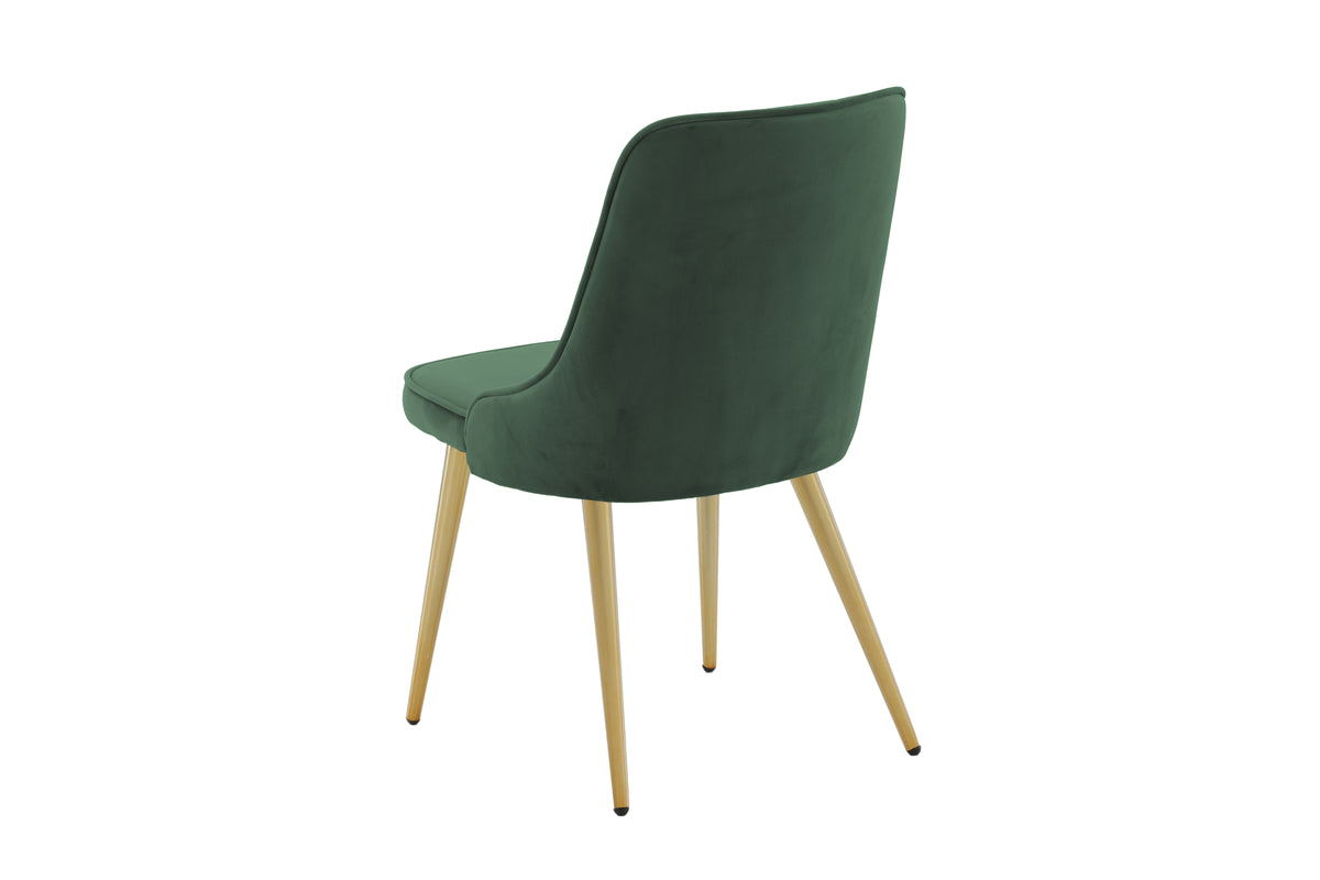 Venture Design Velvet Deluxe Matstolar 2-pack Grön