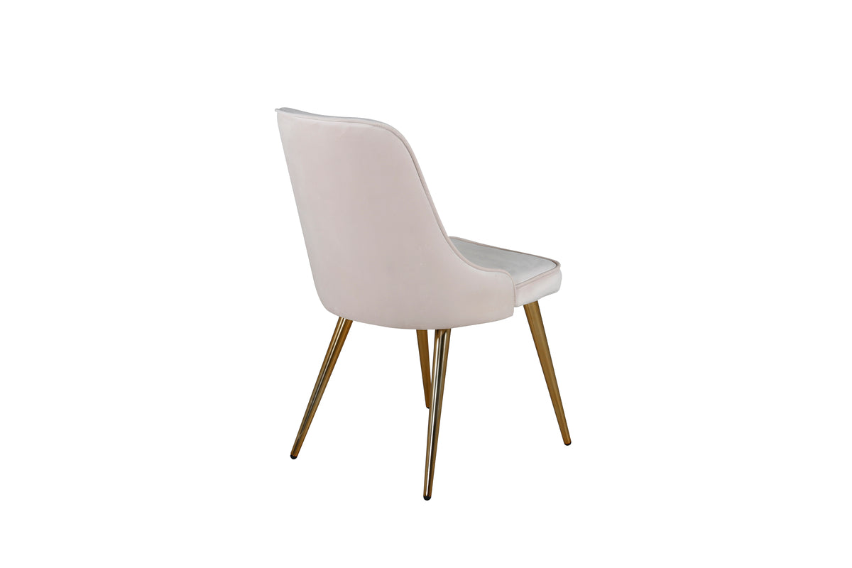 Venture Design Velvet Deluxe Matstolar 2-pack Beige