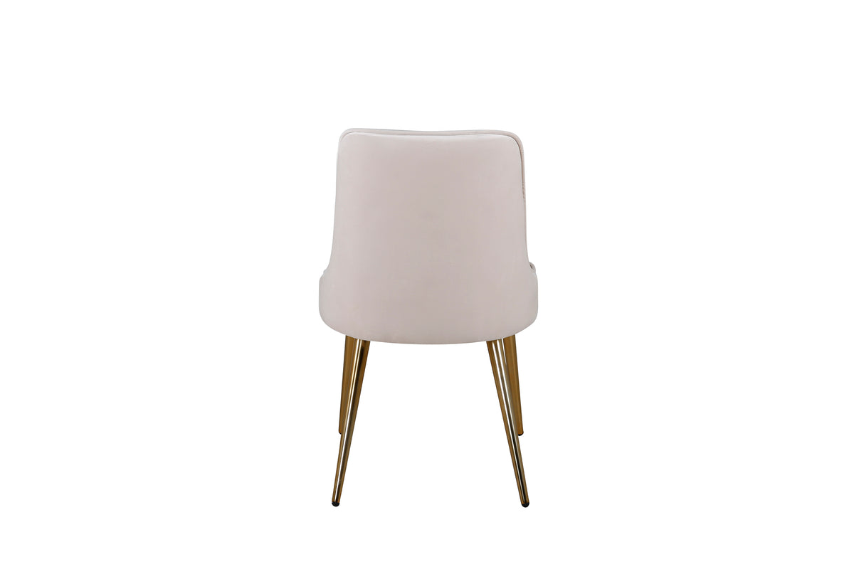 Venture Design Velvet Deluxe Matstolar 2-pack Beige