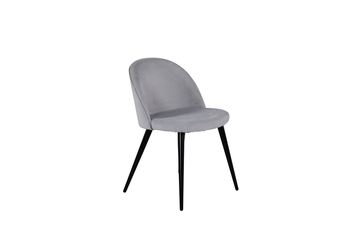 Venture Design Velvet Matstolar 2-pack Ljusgrå
