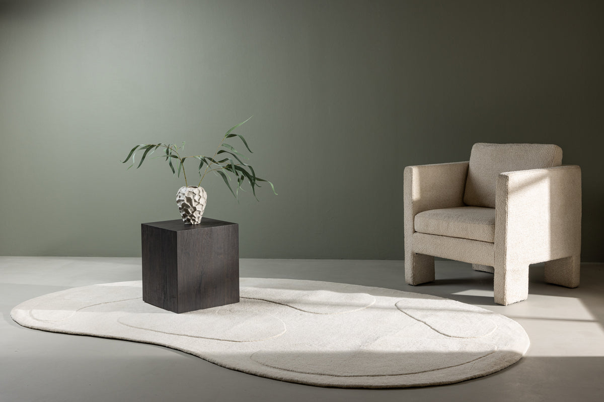 Venture Design Enard Ovala Mattor 290 × 175 Vit