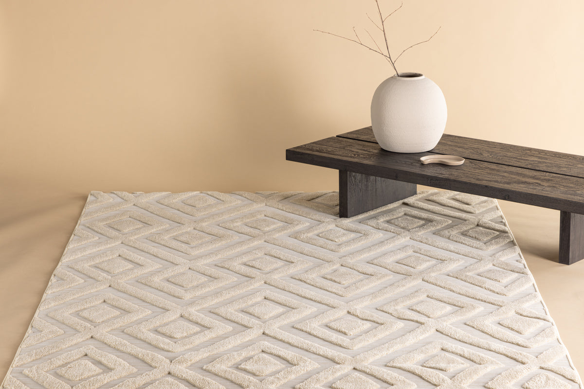 Venture Design Pia Rektangulära Mattor 230 x 160 Beige