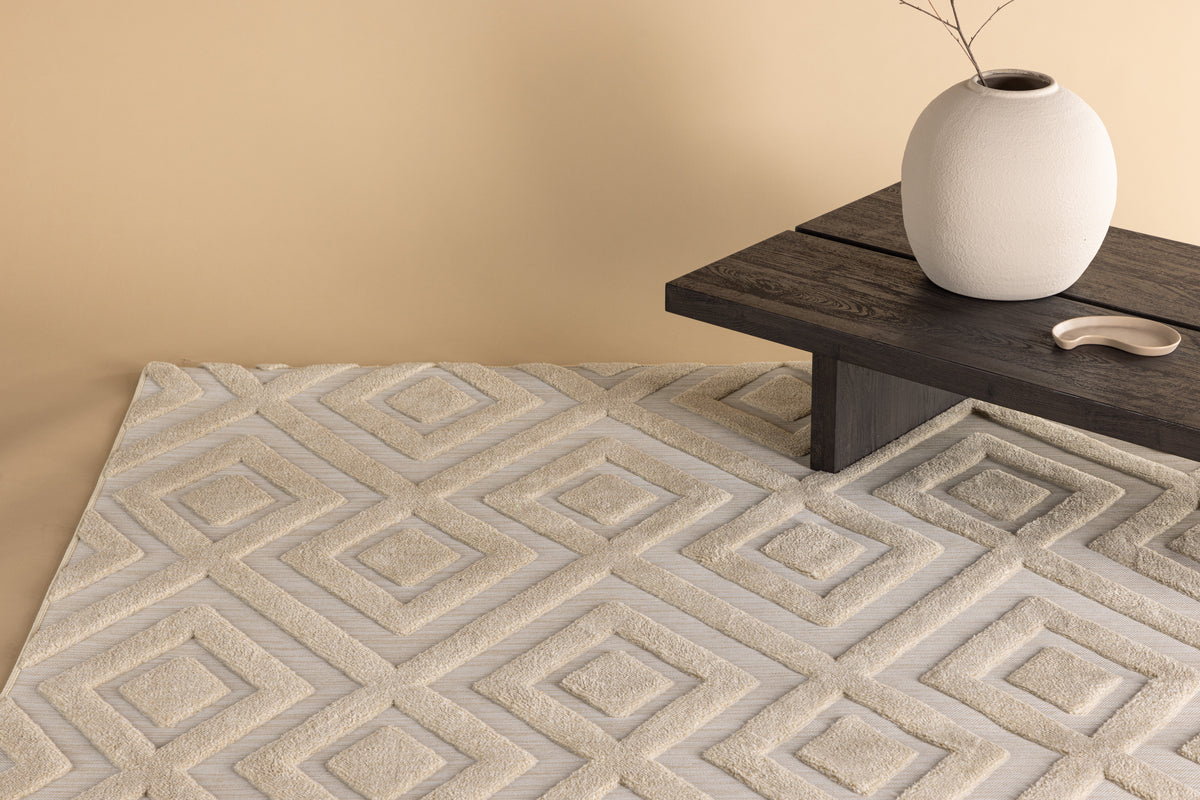 Venture Design Pia Rektangulära Mattor 230 x 160 Beige