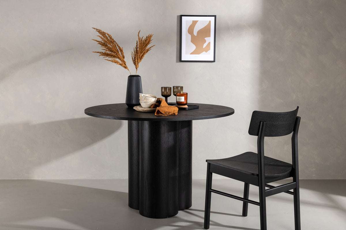 Venture Design Olivia Runda Matbord ⌀110 Svart