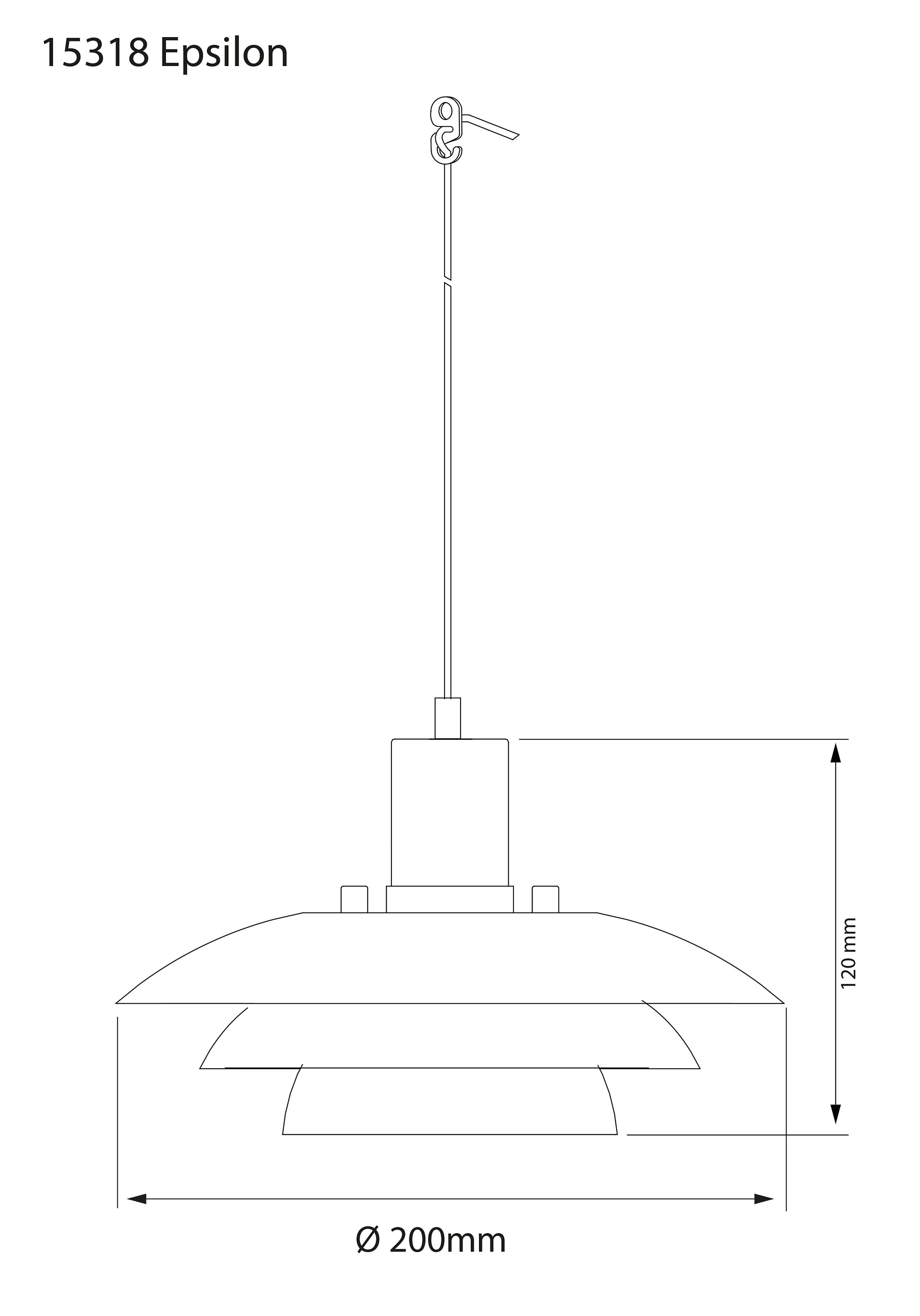 Aneta Home EPSILON fönsterlampa