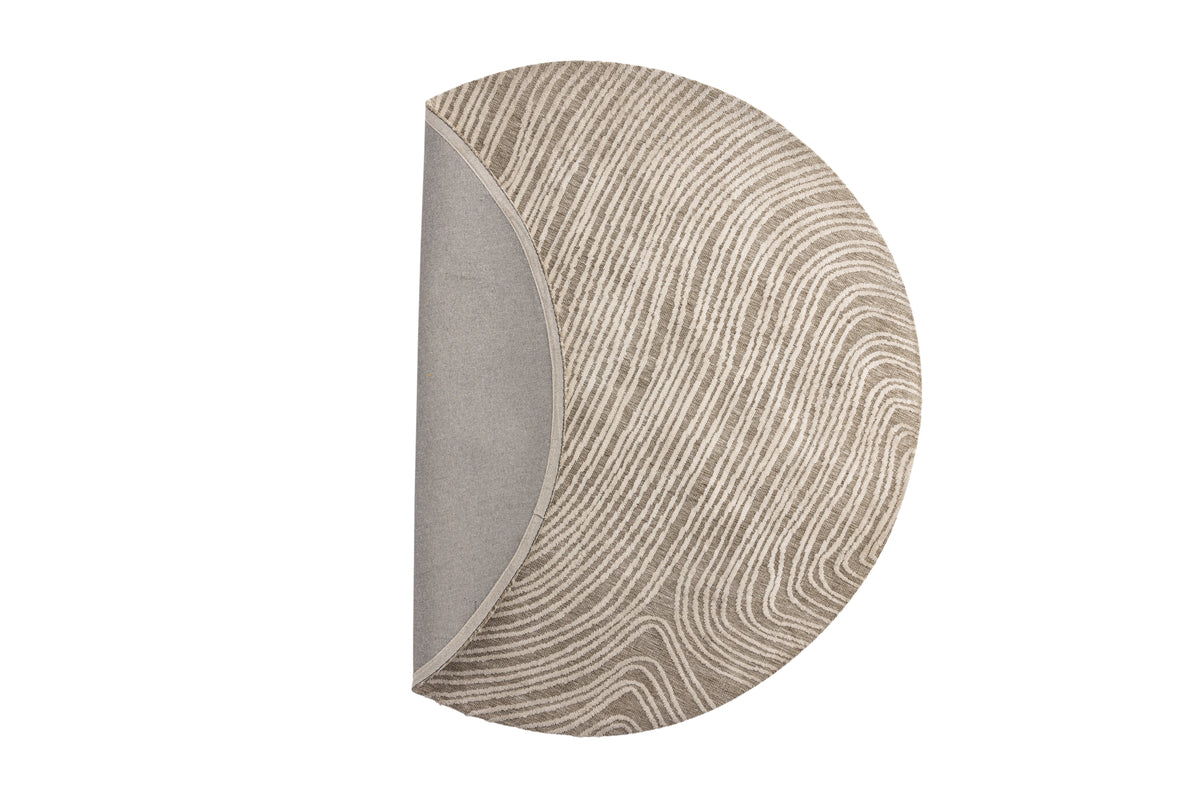 Venture Design Melle Runda Mattor ⌀200 Beige