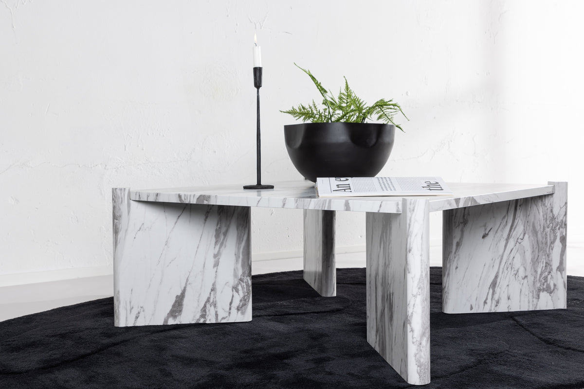 Venture Design Rogaland Soffbord 100 x 100 Vit