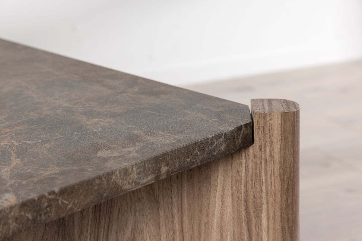Venture Design Rogaland Soffbord 100 x 100 Brun