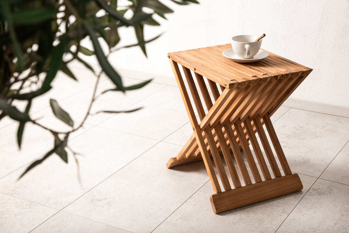 Venture Design Ghana Sidobord 40 x 40 Natur