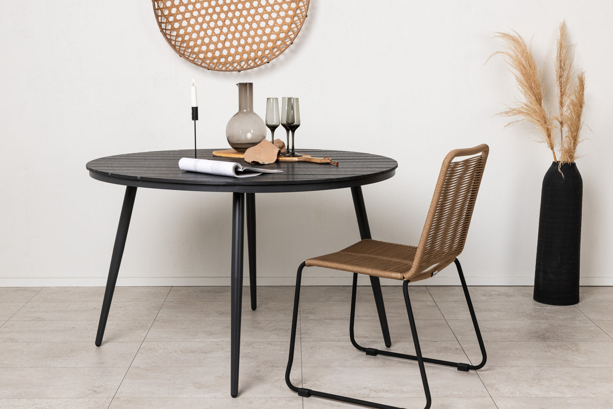 Venture Design Break Runda Matbord ⌀120 Svart