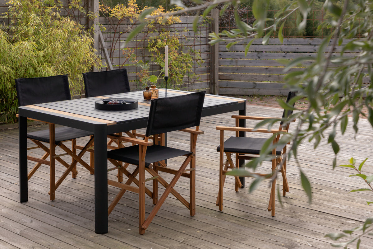 Venture Design Togo Rektangulära Matbord 150 x 90 Svart