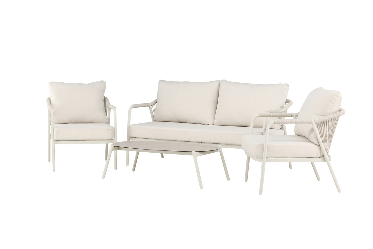 Venture Design Sicily Lounge Set Beige Beige