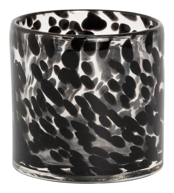 Norvigroup Lama telysholder leopard glass