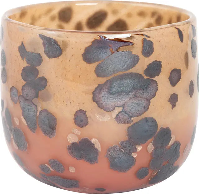Norvigroup Lama lyslykt leopard glass