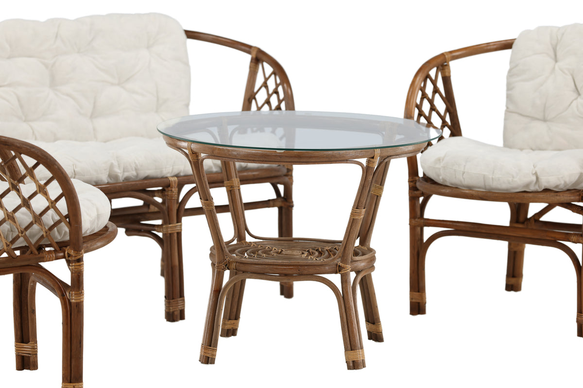 Venture Design Wera Lounge Set Mörk valnöt Mörk valnöt